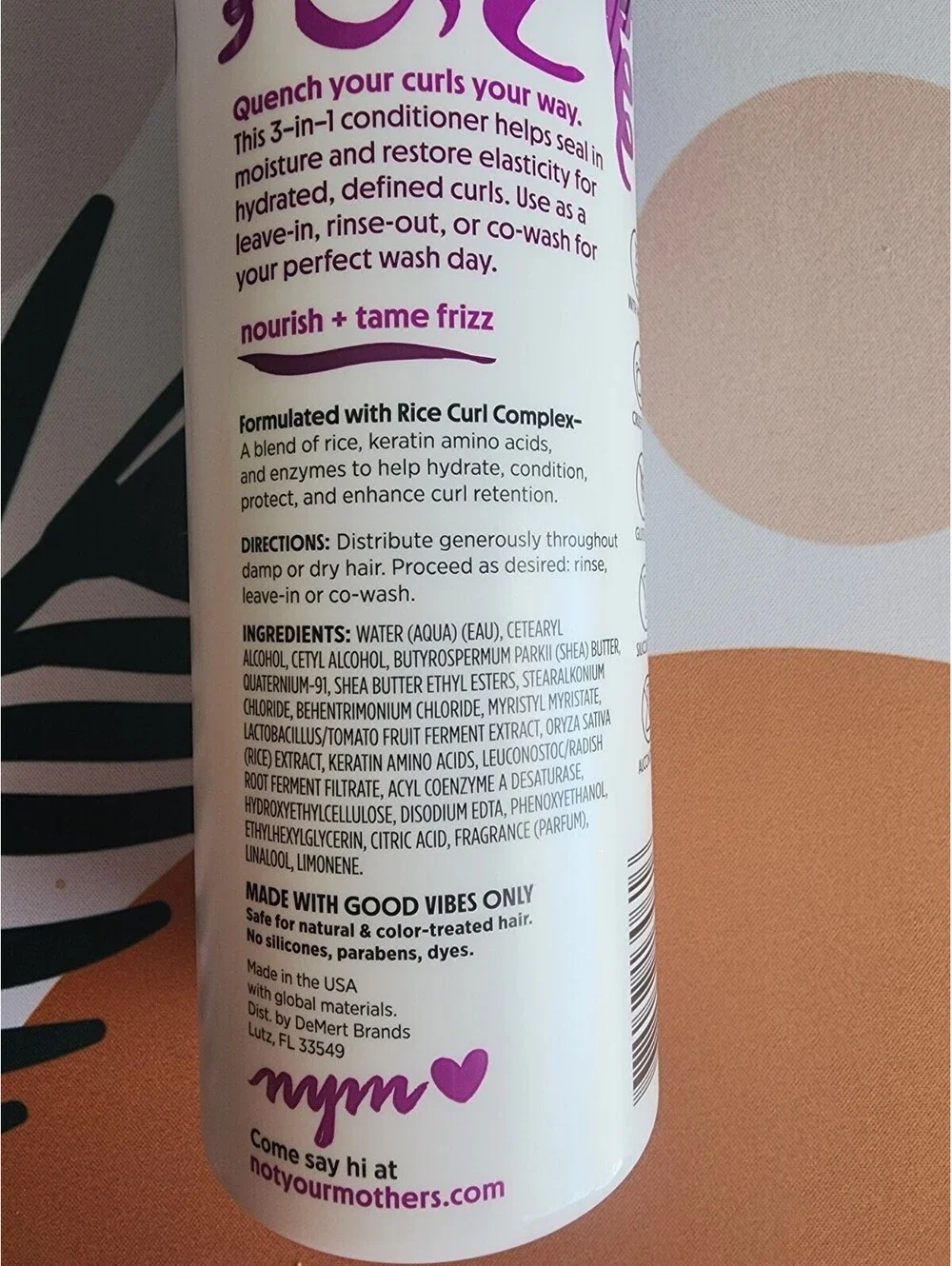 Not Your Mother's Curl Talk 3-in-1 Conditioner 12 fl oz